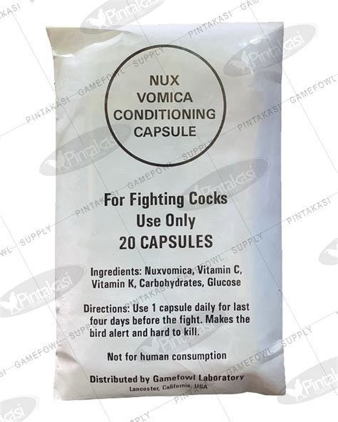 Dr. Blues Nux Vomica Conditioning Capsule (20 .
